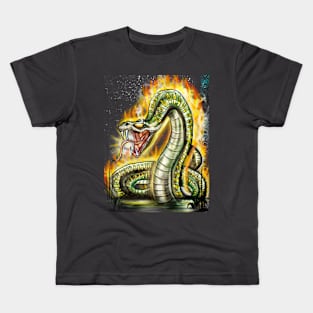 Snake Tattoo Kids T-Shirt